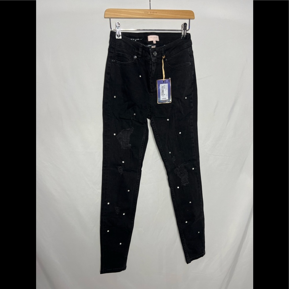 Ted Baker Bretie diamanté skinny jeans. size 26.